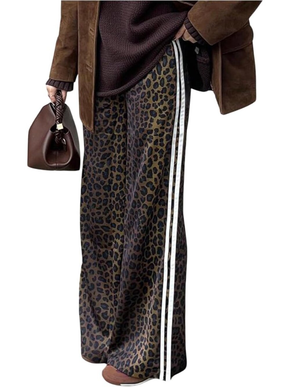 Wide Leg Baggy Pants Y2k Side Stripe Streetwear Loose Trouser